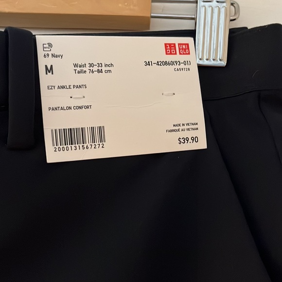NWT Uniqlo dress pants navy - Picture 2 of 2